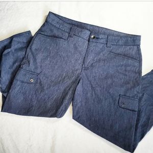 Eddie Bauer Blue Cropped Pant Size 8